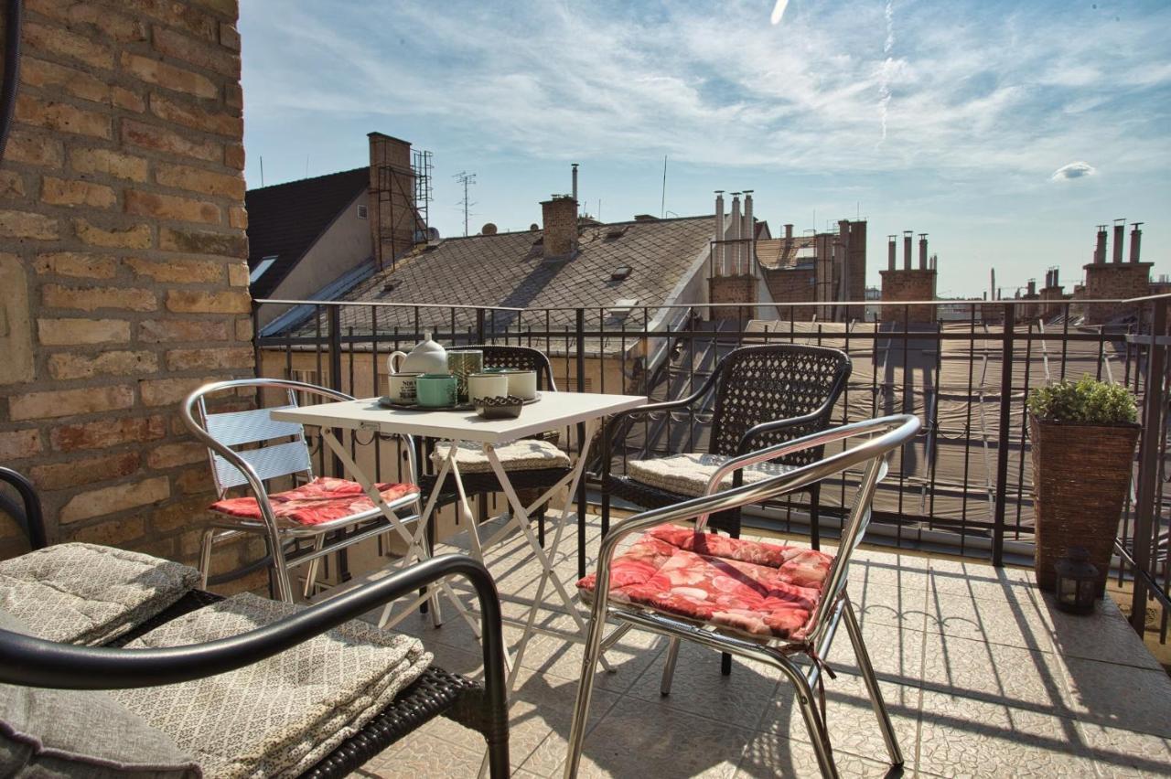Terrace Apartment Sky Lounge Budapest Bagian luar foto